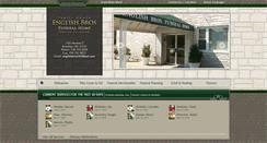Desktop Screenshot of englishbrosfuneralhome.com